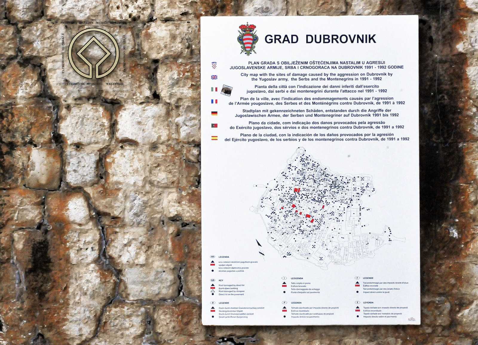 The 1991 siege and the Imperial fortress on Srđ