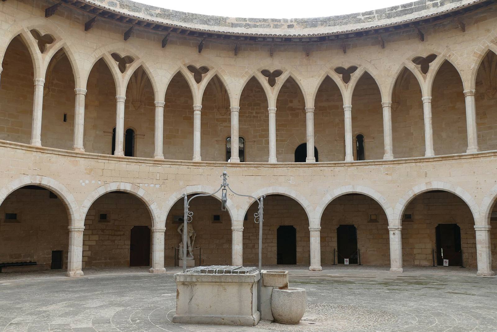 Palma old town and its private courtyards
