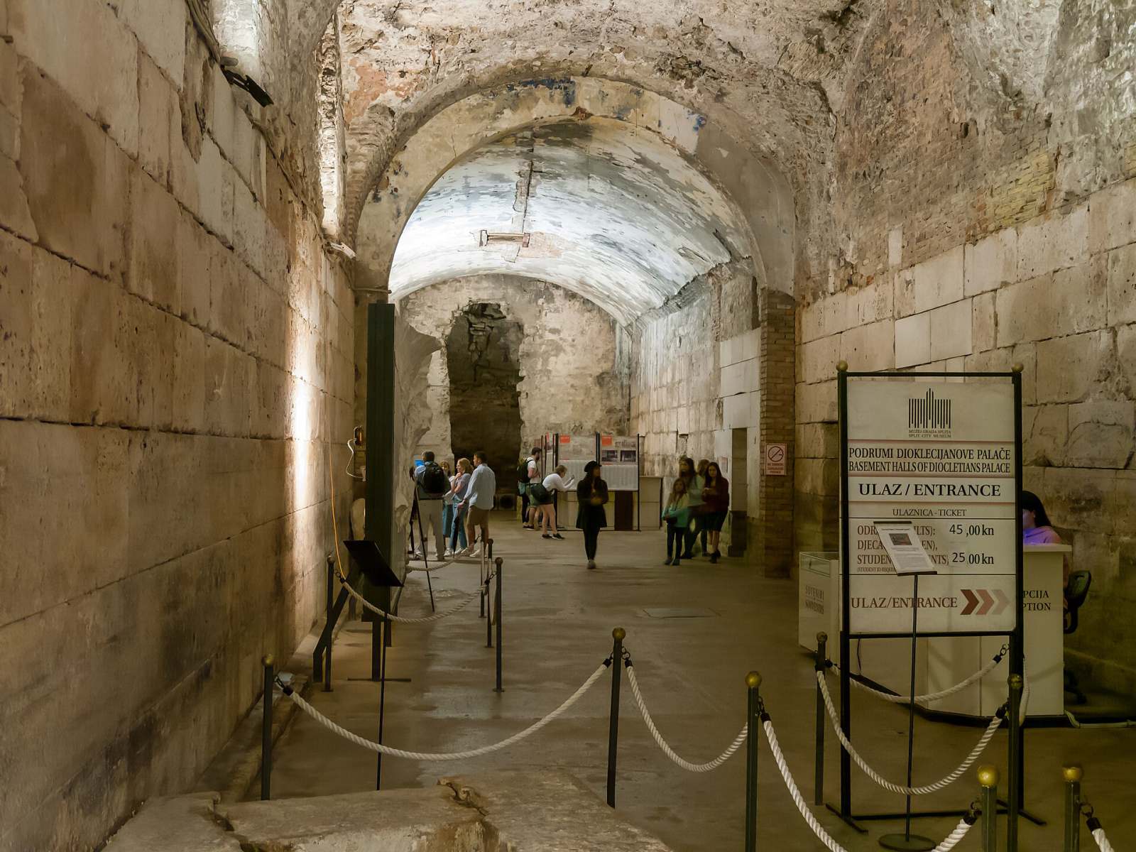 Diocletian’s Palace from the cellars up