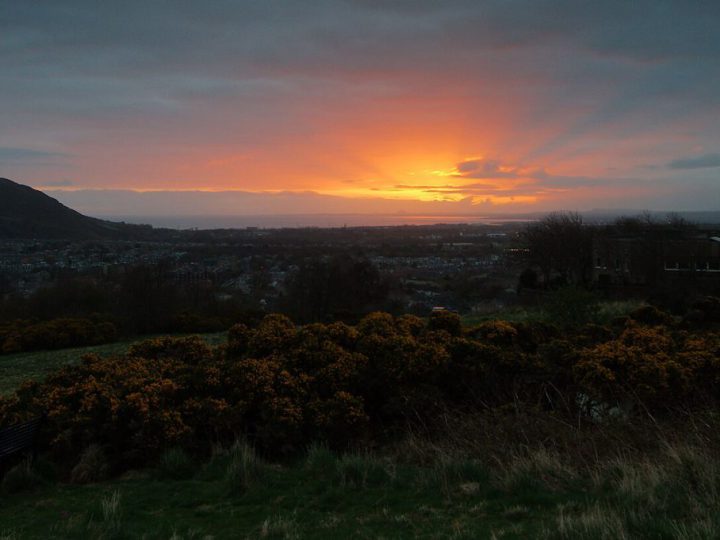Arthur’s Seat at sunrise
