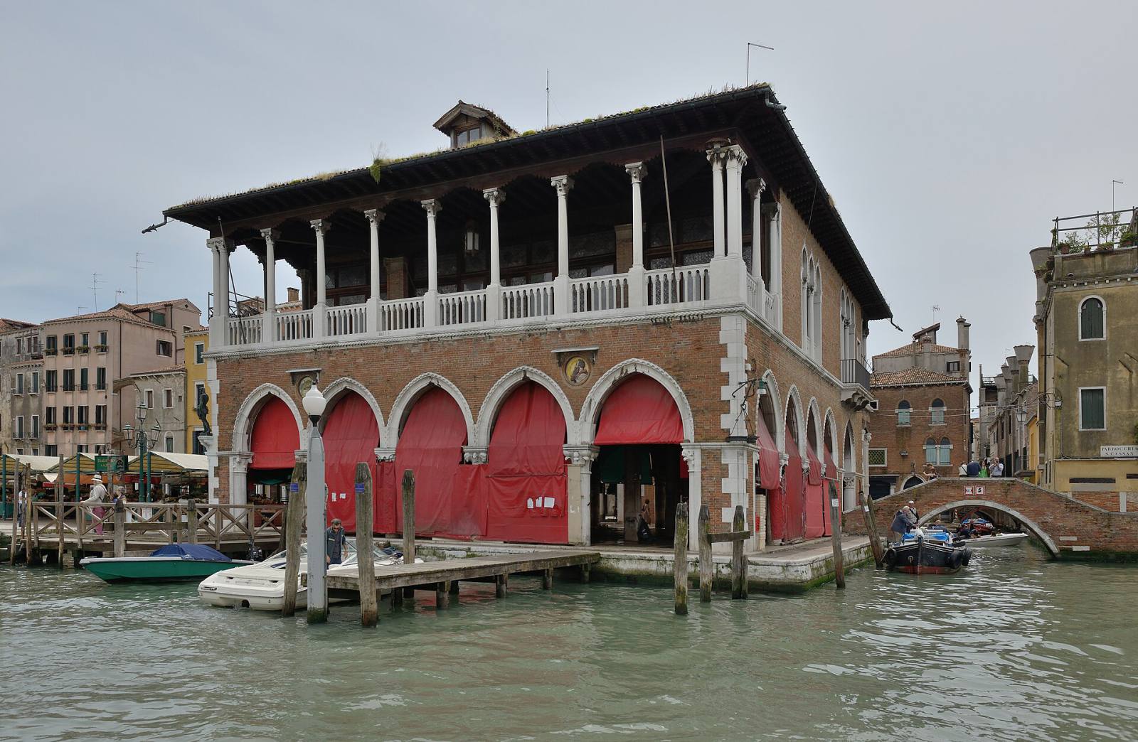 Rialto fish market morning and Venetian breakfast