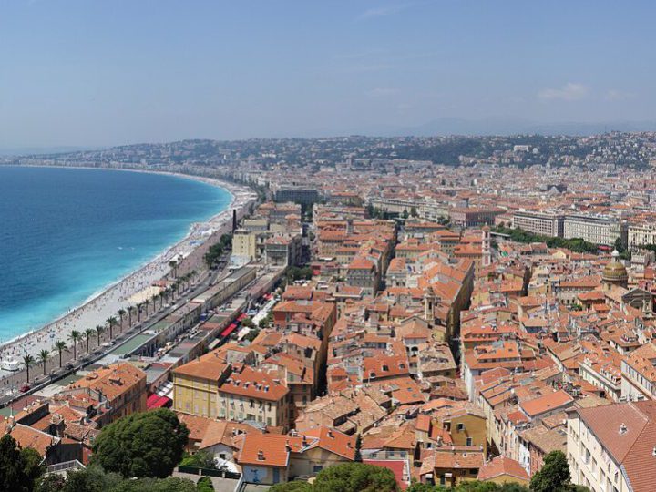 Vieux Nice market morning with socca and petits farcis