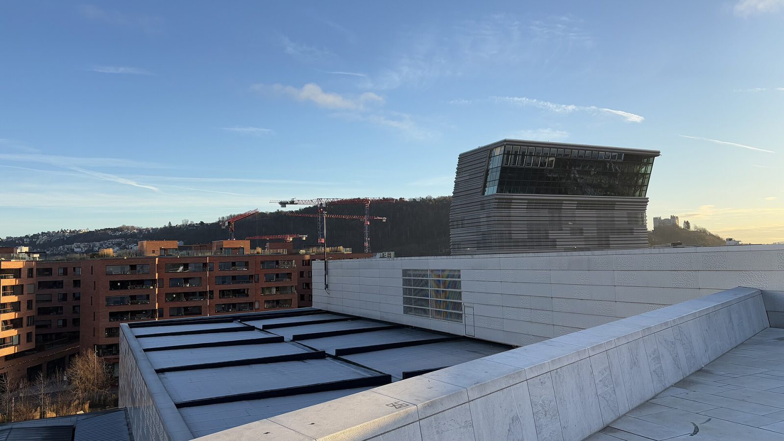 Munch, the Opera roof and Bjørvika