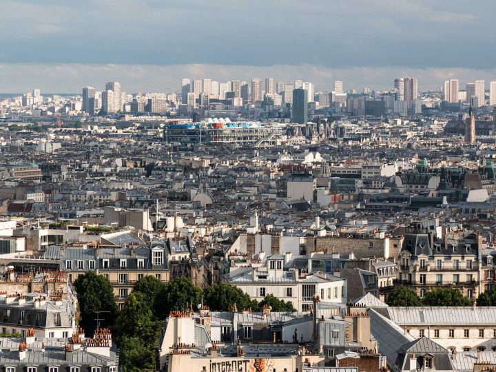 Montmartre beyond Sacré-Coeur, the village side