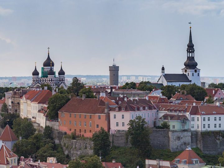 Tallinn Old Town, the towers and Toompea