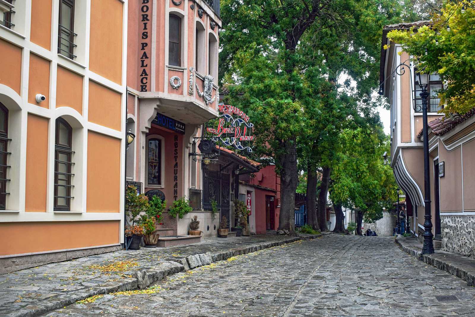 Plovdiv Old Town, the Roman theatre and Kapana