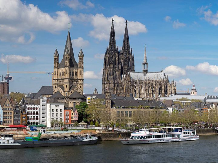 Cologne Cathedral and the Roman city below
