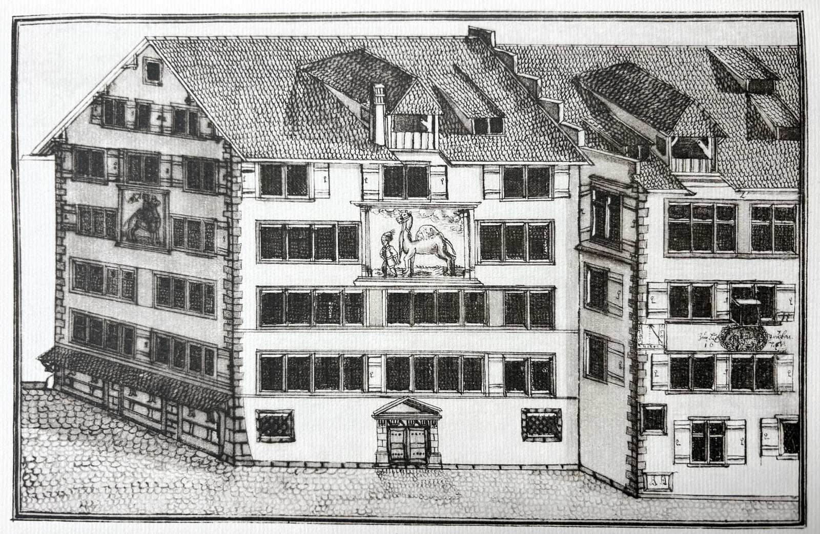 Zurich old town and the guild houses