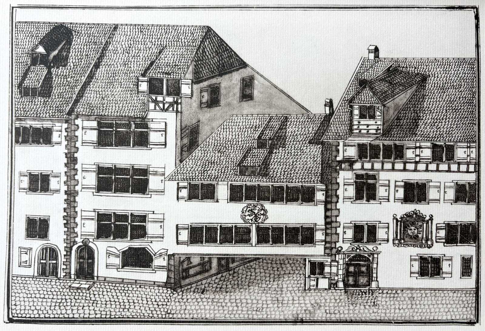Zurich old town and the guild houses