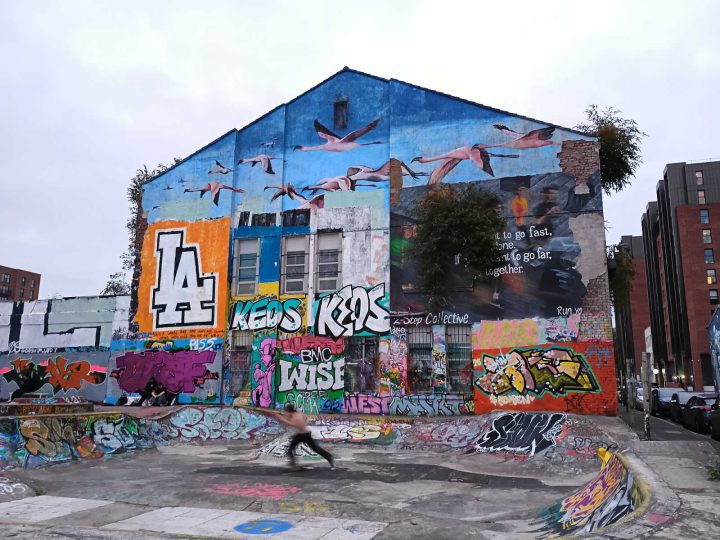 Baltic Triangle food and street art