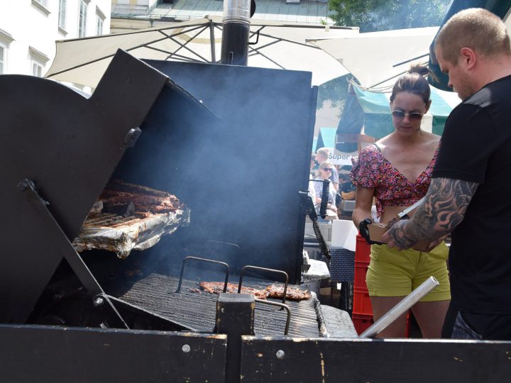 Friday food walk at the Open Kitchen market