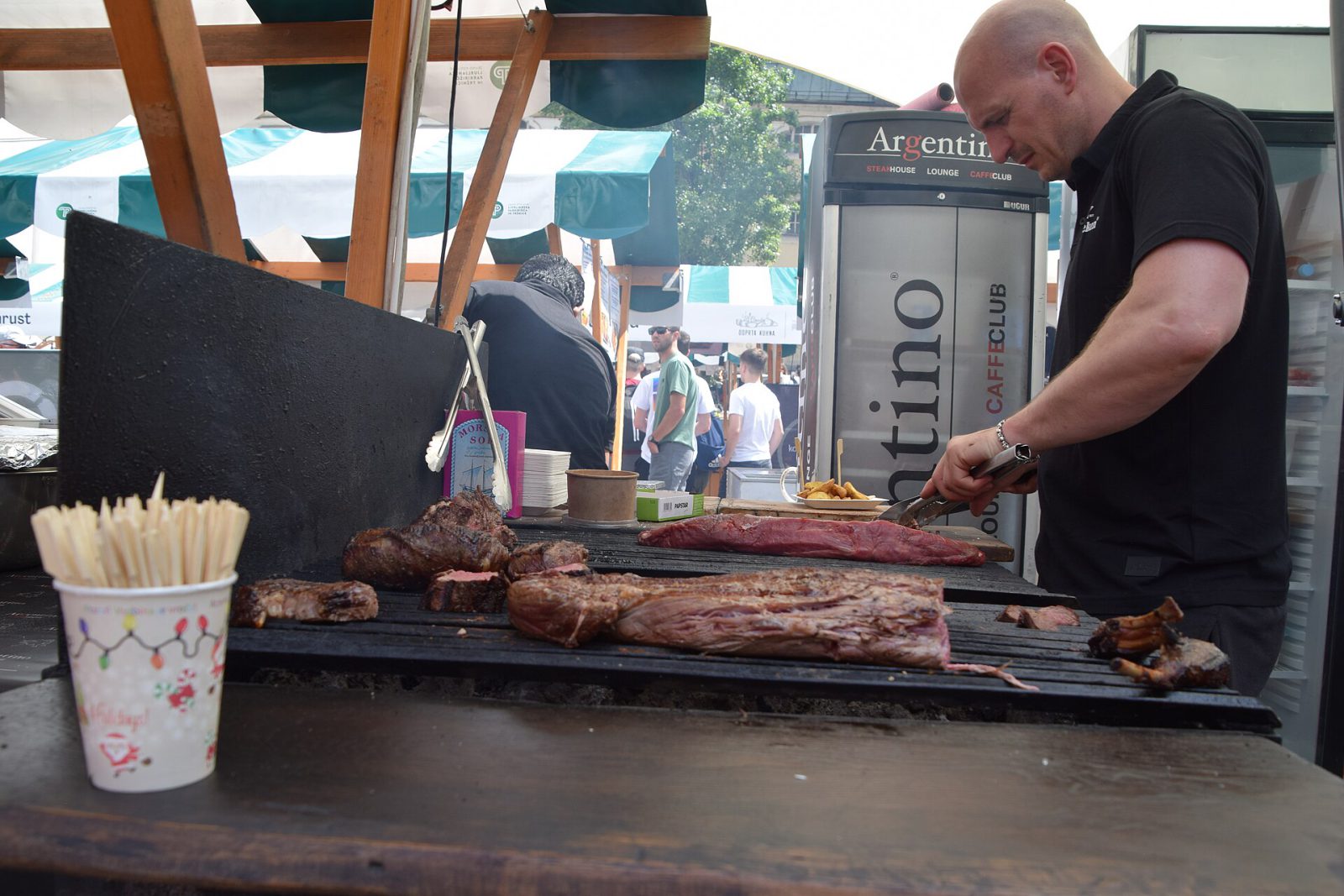 Friday food walk at the Open Kitchen market