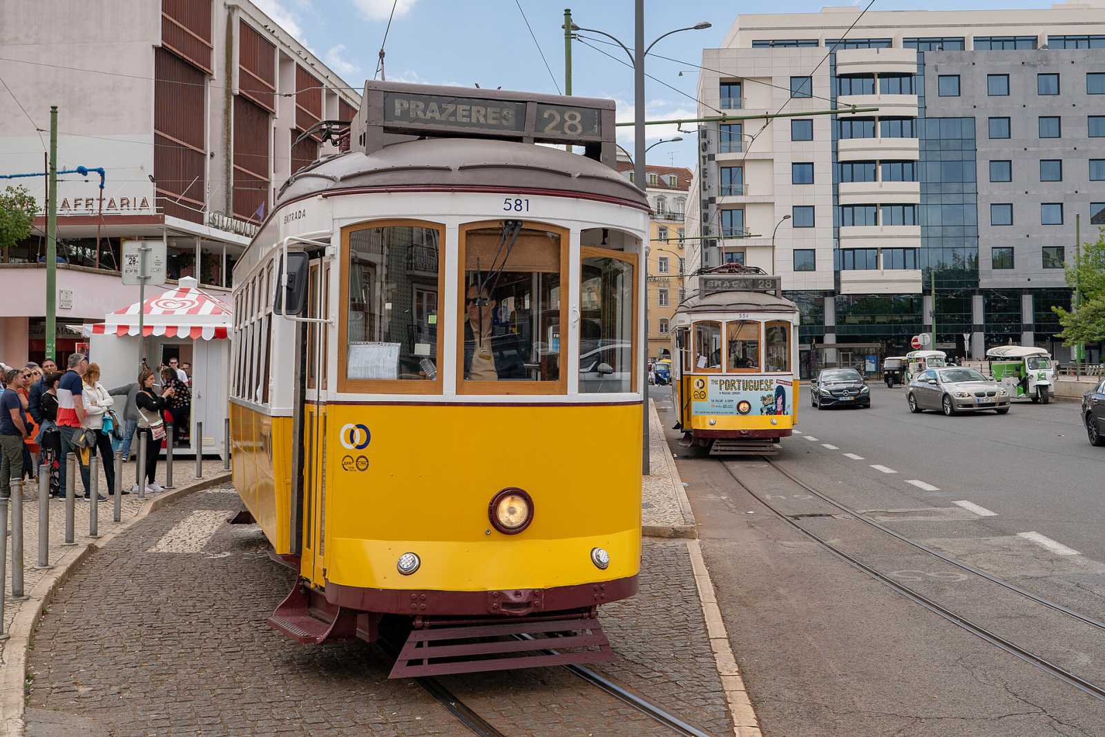 The tram 28 line on foot, from Martim Moniz to Estrela