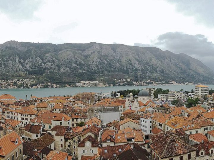Kotor food streets, live on video