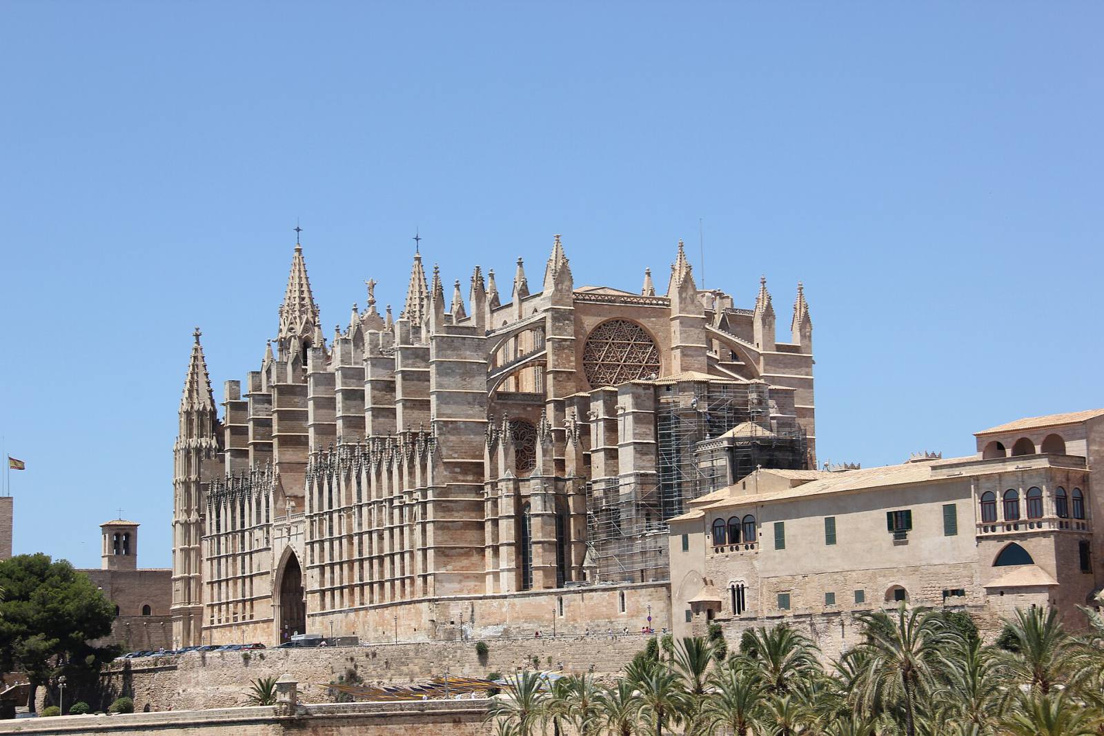 Palma de Mallorca food streets, live on video