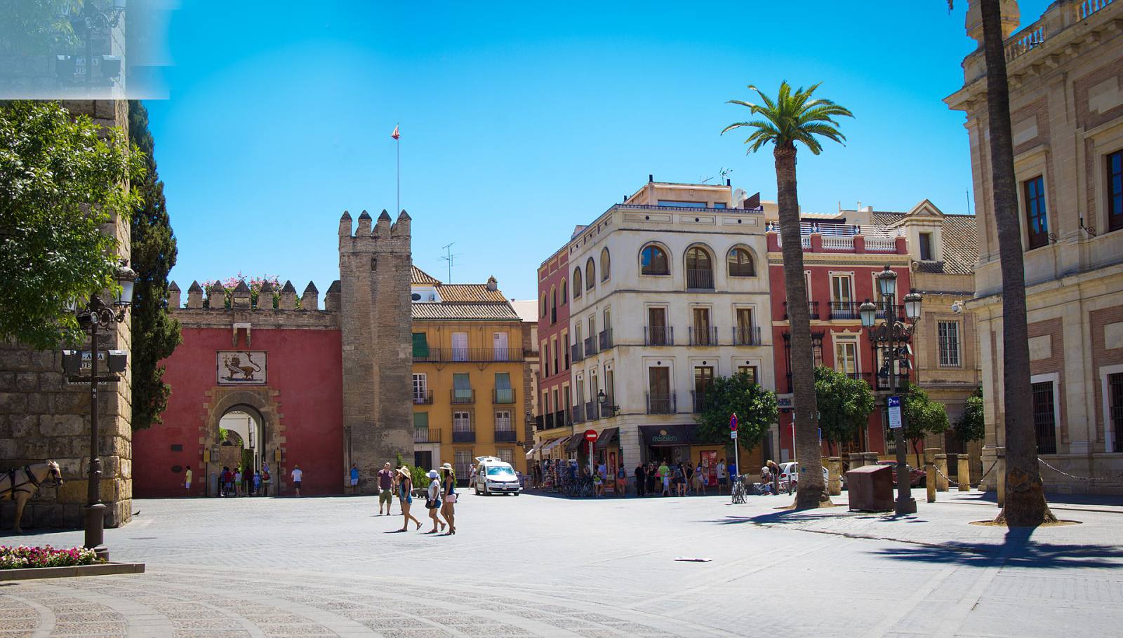 Seville food streets, live on video